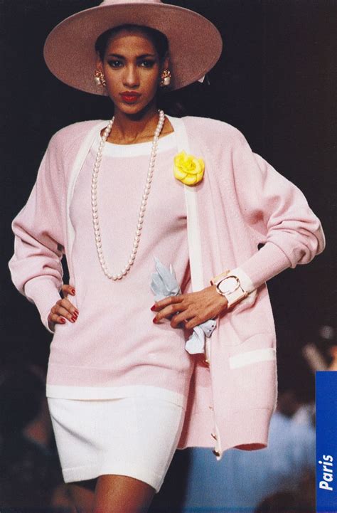 chanel 1988 couture|chanel 80s fashion.